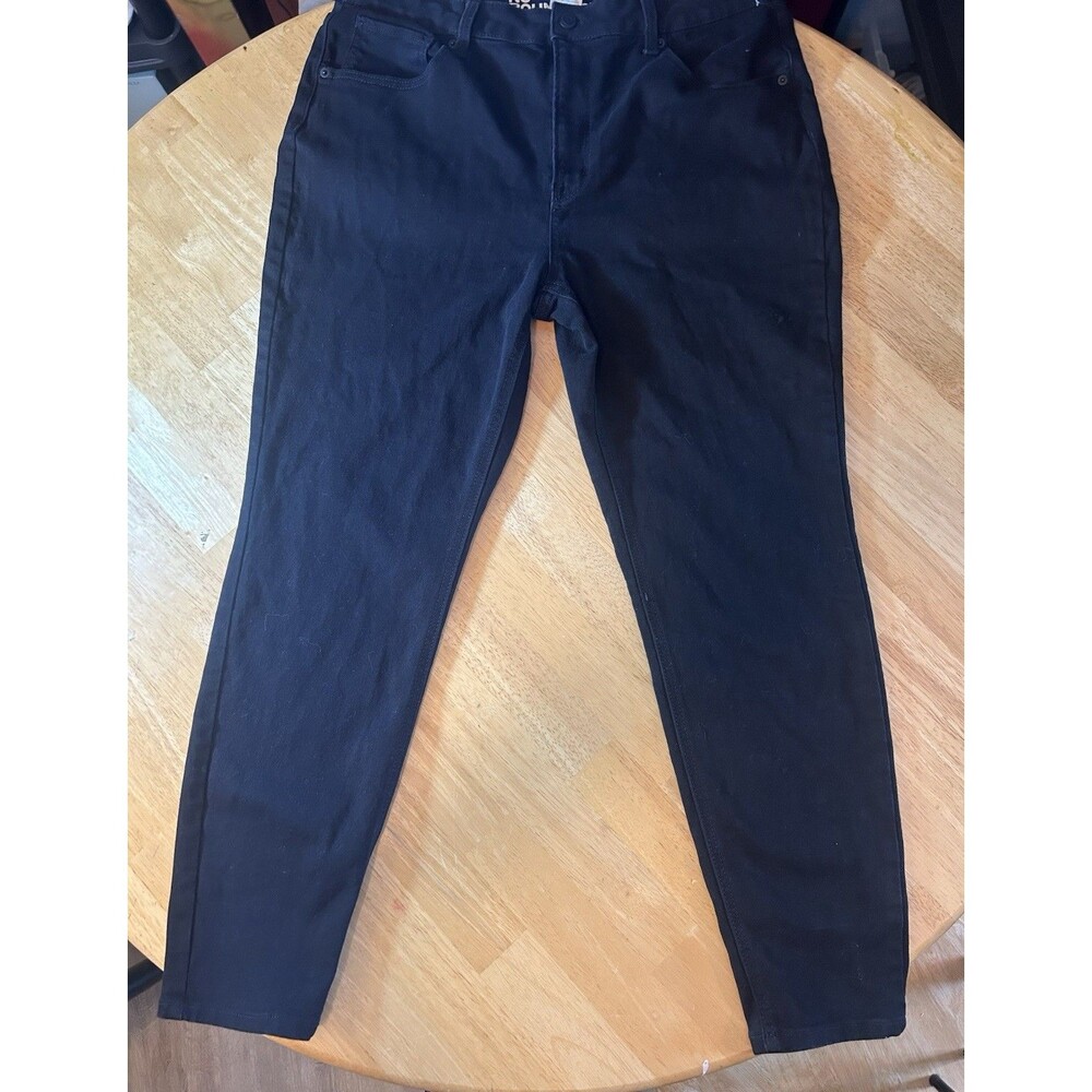 No Boundaries Juniors Jeans Size 16 Black High Rise Skinny Regular Stretch Comfy - Picture 12 of 15